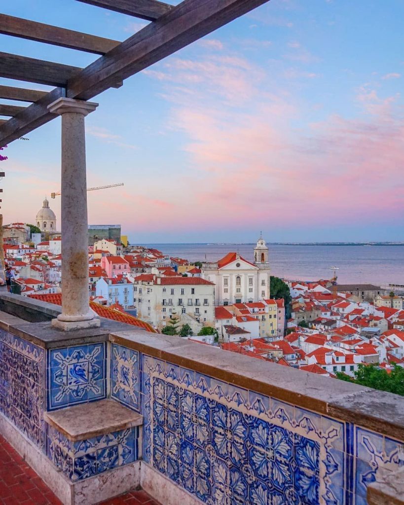 Enjoy The Panorama In Lisbon Miradouro De Santa Luzia LisbonGo